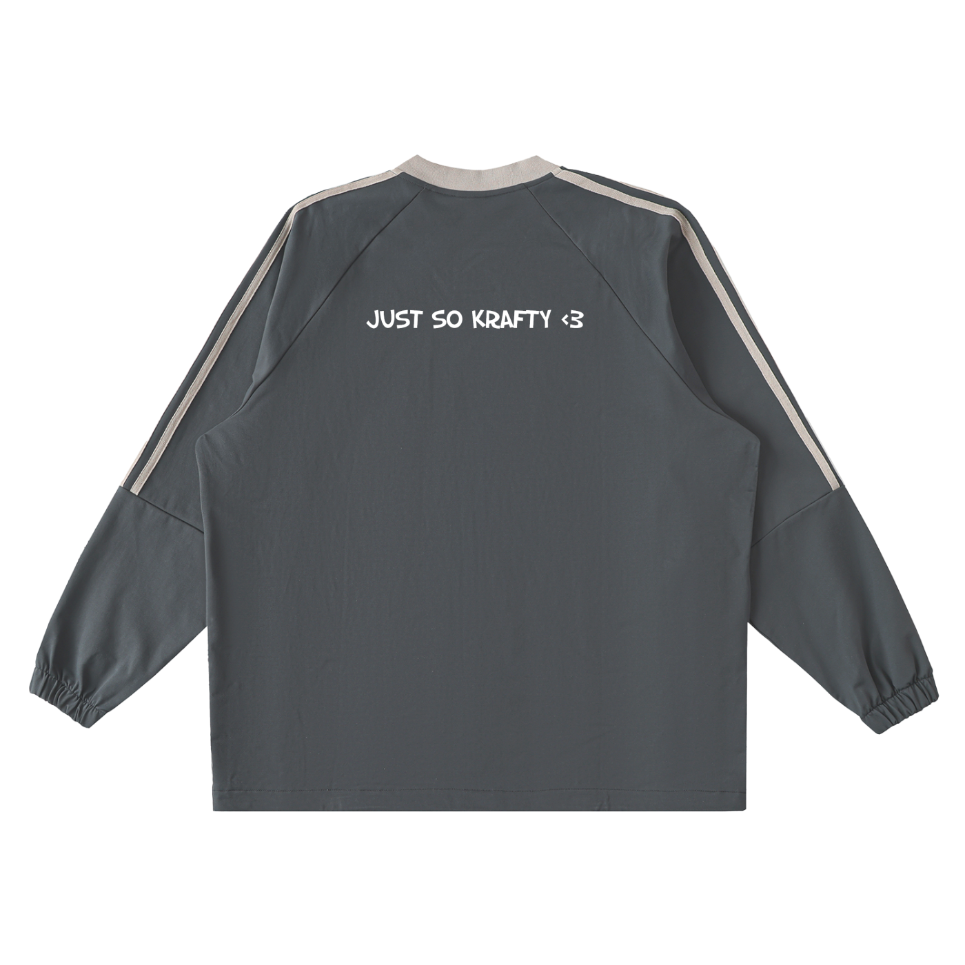 Color-Block V-Neck Long-Sleeve T-Shirt