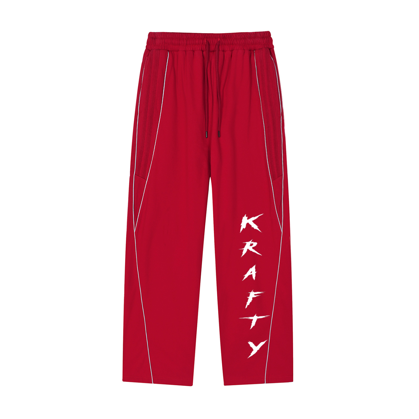 Reflection Striped Straight-Leg Sweatpants