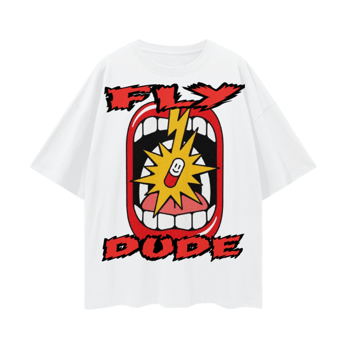 Streetwear Loose Drop Shoulder T-Shirt