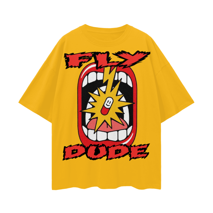 Streetwear Loose Drop Shoulder T-Shirt