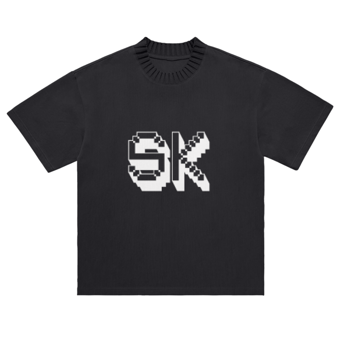 Heavyweight Knitted Round Neck T-Shirt